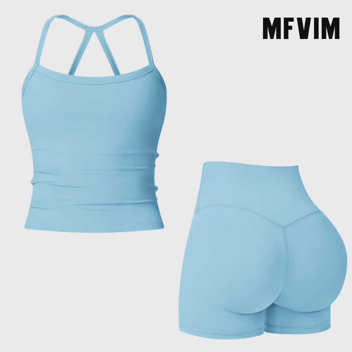 Shorts Set - Sky Blue