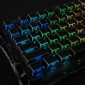 Shadow 3.0 Keycaps Black & White Polar Day Side-Lit PBT Double-Shot(Only keycaps)