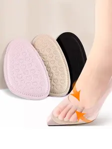 Women's Anti-Slip Forefoot Insoles, Soft Comfortable Breathable High Heel Shoe Pads, Toe Protector for Sandals, Casual Style