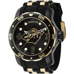 Invicta Men's NHL Minnesota Wild 48mm Quartz Watch IN-42317