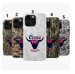 Coors Rodeo Camo Collection Phone Cases Compatible with iPhone 11, 12, 13, 14, 15, 16, 17