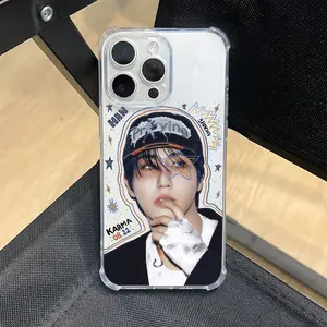 K-POP S-Stray K-Kids Boys Phone Case Suitable for iPhone 17 16e 16 15 14 13 12 11 Mini Pro Max Air X XR XSMAX 8 7 Plus Anti Fall Transparent Soft Back Cover