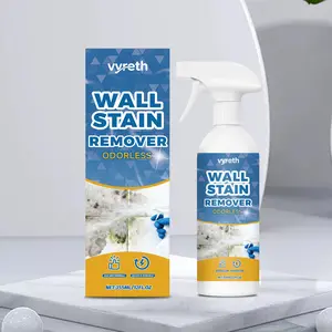 Wall Stain Cleaner, Wall Cleaning Mold Remover, Safe Non-Toxic Daily Household Cleaner, Cleaning Products, Ideal for Home Use, Protects Walls