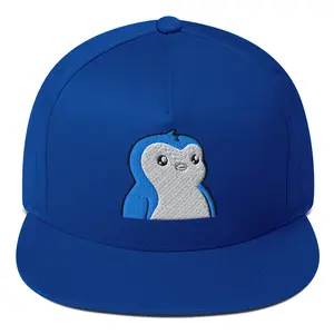 Pengu Pudgy Penguin nft Flat Bill Cap