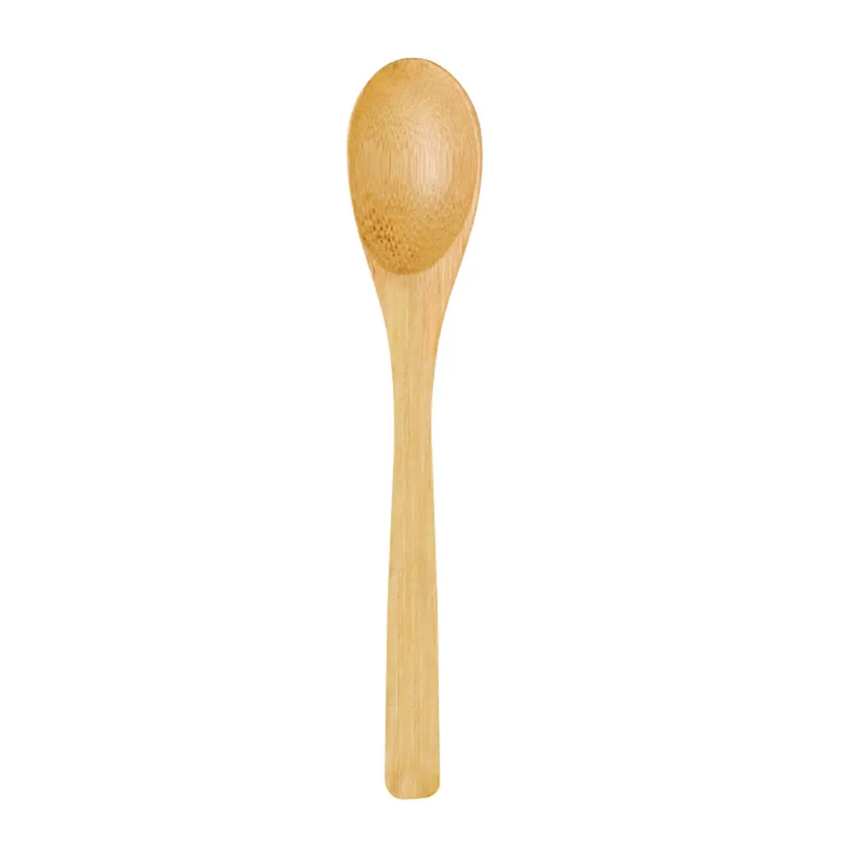 212 MAIN Rustic Biodegradable Bamboo Spoons - 250 Pcs 6.3 in Durable Disposable Tableware Cutlery, Bamboo Handle Degradable Spoons for Cold and Hot Foods, Eco-Conscious Home Use & Events