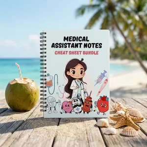 Medical Assistant Learning Notes Bundle for Healthcare Students | Organized Study Pages, Medical Office Reference Guide, Clinical Review Sheets, Healthcare Training Materials, Easy Learning Support for Daily Study and Topic Review