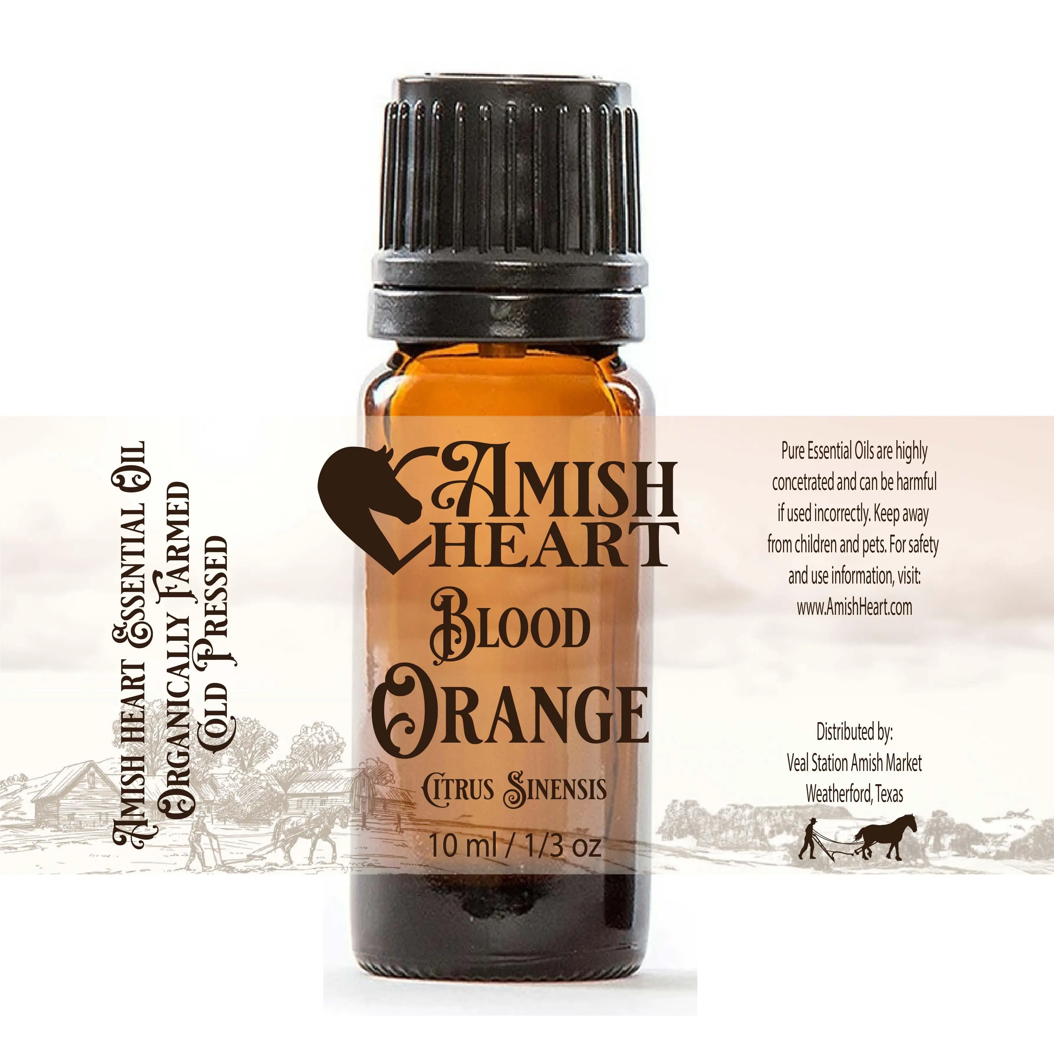 Blood Orange Essential Oil | Amish Heart | Organic & Refreshing