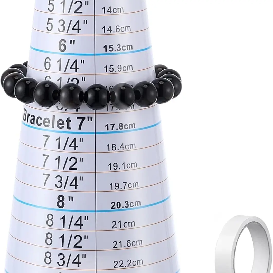 Adjustable Bracelet Mandrel & Sizer Tool (5-9") | Jewelry Making Kit + Bonus Tape