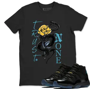 Black Shirt Match AJ 11 Gamma Blue 2025 Sneaker, Jordan 11 Gamma Shirt, Gamma Blue 11s Outfit, Stylish Unisex Shirt, Casual Everyday Wear