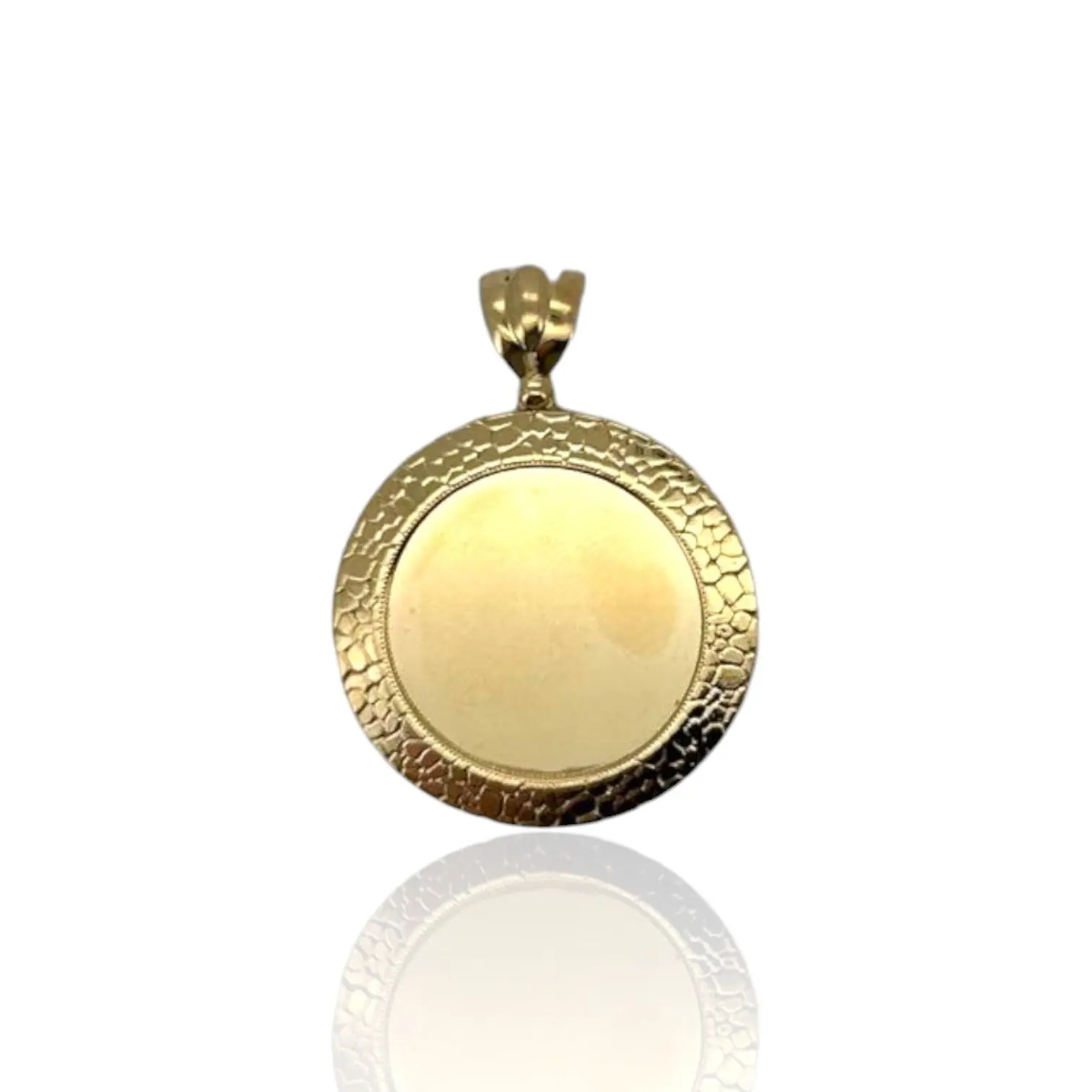 Picture Frame Pendant - 14K Yellow Gold