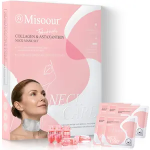 Misoour Neck Mask Set:Collagen Peptide Anti-Wrinkle Neck Mask + Astaxanthin Firming & Smoothing Serum|Reduce neck wrinkles, Moisturize and brighten,Firm and lift#TikTokShopBlackFriday