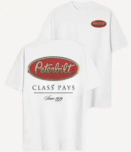 Vintage Peterbilt Shirt,  Classic Truck Logo Unisex Graphic Tee, Perfect for Car Enthusiasts, Top Cotton Menswear, Gift For Truck Lover