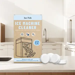 Ice Maker Cleaning Tablets, Deep Clean Deodorize Care Ice Maker Cleaner, Home Use, Removes Limescale Odor, Ca Prop 65 Compliant