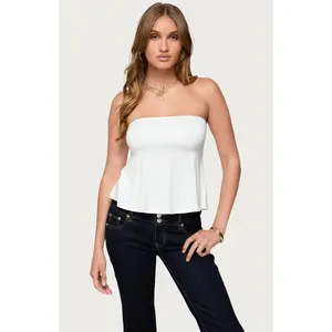 Edikted Women's Beaux Strapless Babydoll Top