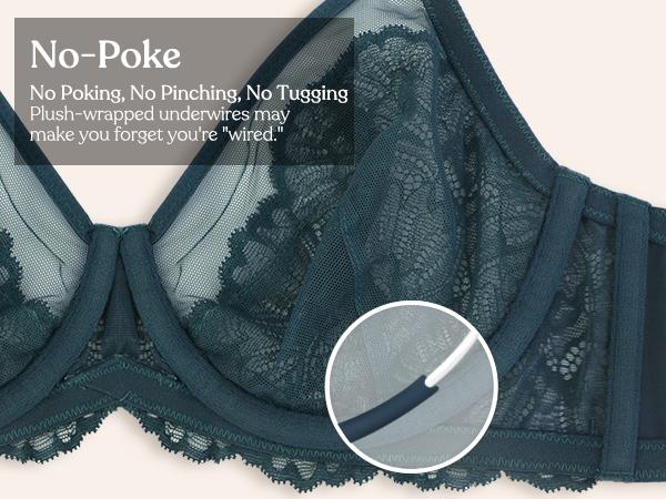 Live Only HSIA Blossom Plus Size Soft Lace Full Coverage Women Unlined Underwire Bra Mesh Soft Womenswear Live Only HSIA Blossom Plus Size Soft Lace Full Coverage Women Unlined Underwire Bra Mesh Soft Womenswear