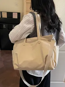Large Capacity Tote Bag for Women, Casual Tote Bag, Single Shoulder Multi-Pocket Design, Ideal for Work, Travel, Shopping, School, Commuting, Daily Use