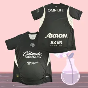 24 25 Mexico LIGA MX Chivas de Guadalajara Goalkeeper Away Short Sleeve Soccer Jersey Black