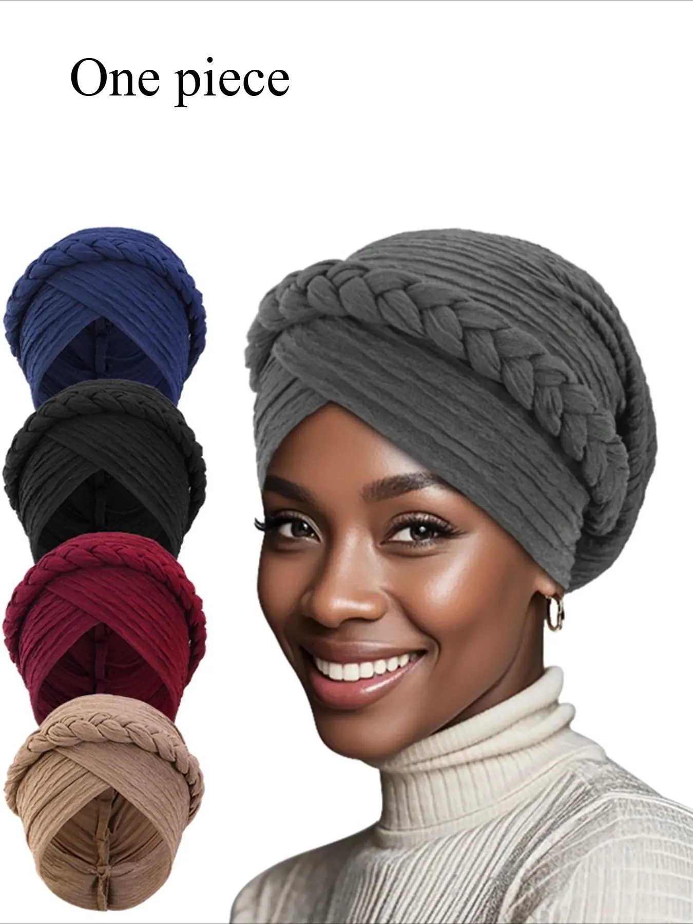 Women's Handwoven Hair Scarf Head Wrap, Headscarf, African Style Daily Hair Care Hat, Fashion Comfortable Design, Perfect for All Seasons, Turban