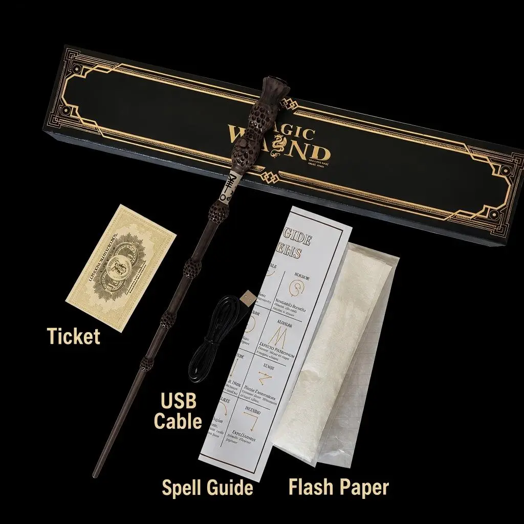 Interactive Magic Wand Toy - Durable Play Stick with High Play Value, Ideal for Stage Acts & Party Events, Novelty Gag Item for Kids (Toys & Hobbies)