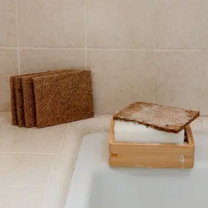 Coconut Kitchen Scrubber - Plastic-Free, Compostable