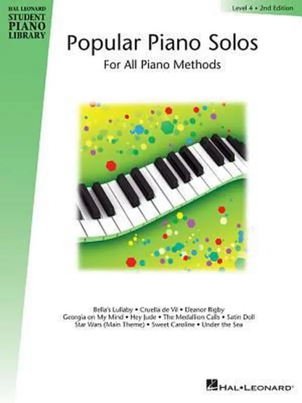 USED Book - Popular Piano Solos - Level 4: Hal Leonard Student Piano Library by Keveren, Phillip (Paperback) - english