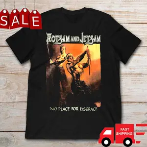 Flotsam and Jetsam No Place for Disgrace T-Shirt Black Unisex S-5XL