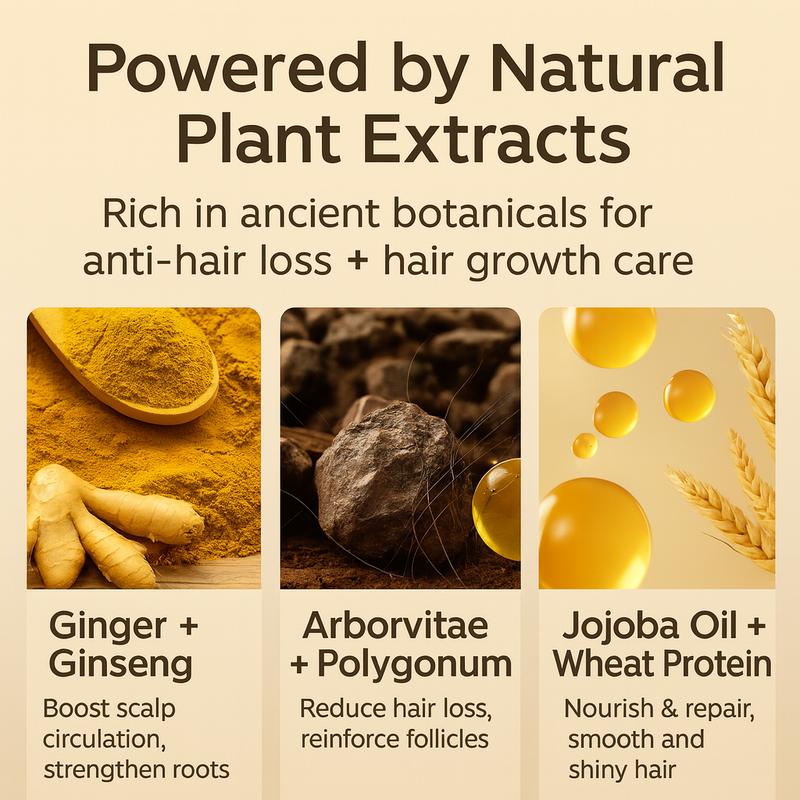 REMIMPI Intensive Hair Repair Set – 4 Anti Hair Loss Shampoos + 2 Growth Tonics | Advanced Herbal Treatment for Thinning, Damaged Hair & Weak Scalp (300ml x 4 + 50ml x 2)