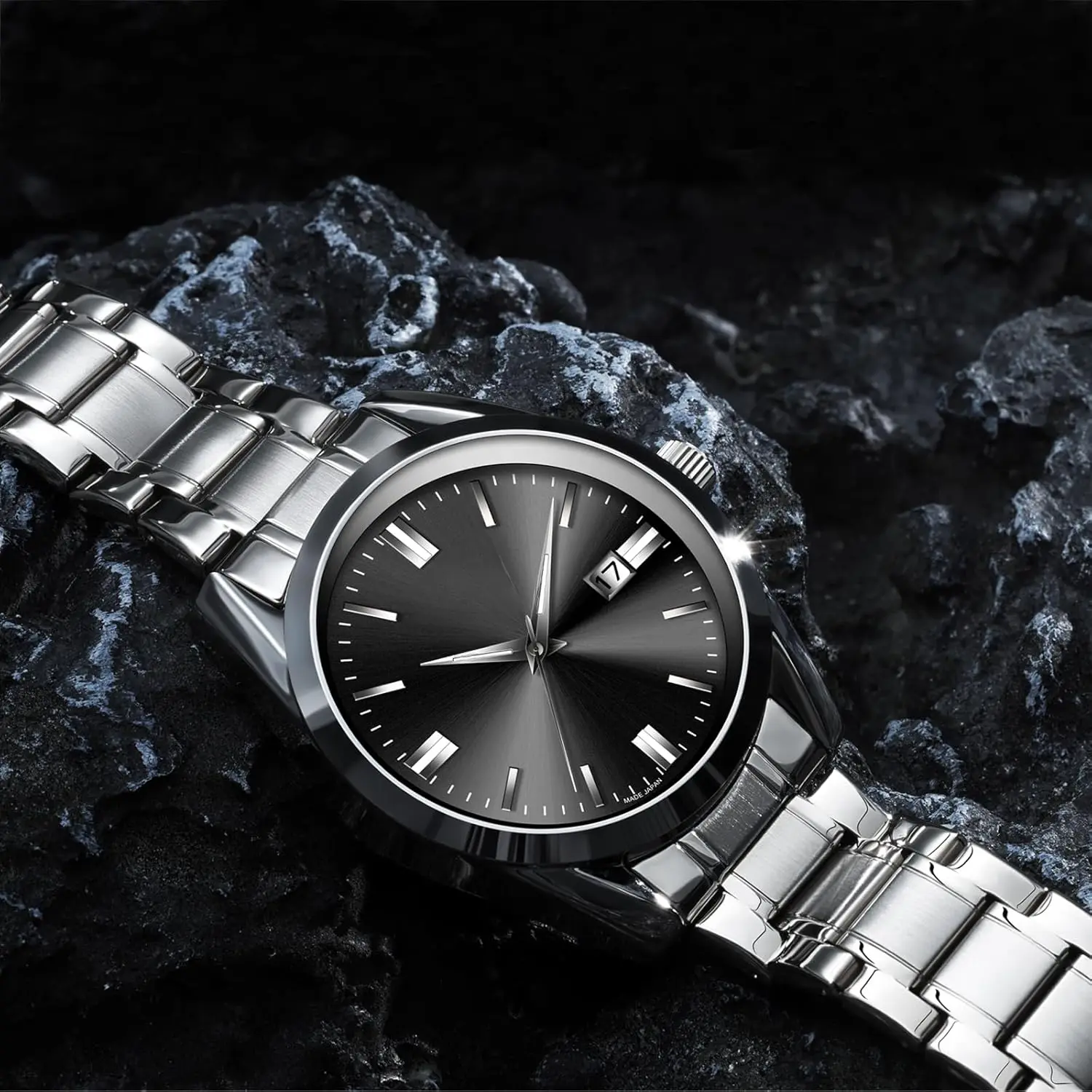 Minimalist Watch for Men Stainless Steel Men's Wrist Watches Business Dress Luxury Analog Quartz Men Watch with Big & Date - TikTok Shop Minimalist Watch for Men Stainless Steel Men's Wrist Watches Business Dress Luxury Analog Quartz Men Watch with Big & Date - TikTok Shop