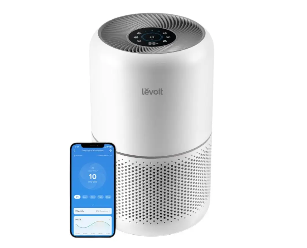 LEVOIT Air Purifiers for Home Bedroom, Smart WiFi, Auto Mode, Covers Up to 1095 Ft² for Home Large Room, Quiet Cleaner for Pets, Pet Odors Remover, Al
