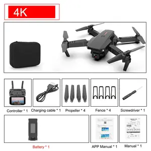 E88 Pro Foldable Quadcopter Drone - Capture Stunning Aerial Footage with HD 4K Camera and WIFI FPV!