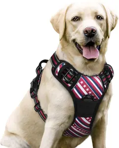 rabbitgoo Urban Grid No Pull Dog Harness