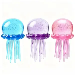 Needoh Soft Jellyfish Squeeze Stress Ball Squishies - Dual-Use Fidget Toy for Kids Sensory Play, Adults Stress Relief, Ideal Birthday Party Fun Gifts for ADHD Anxiety (Toys for Kids, Anxiety Fidgets, Kidstoys)