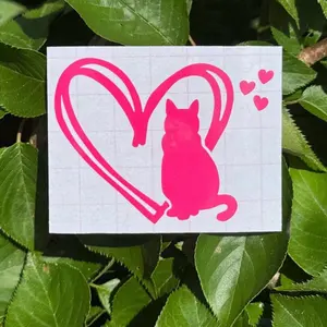 Cat Decal, Cat Head Decal