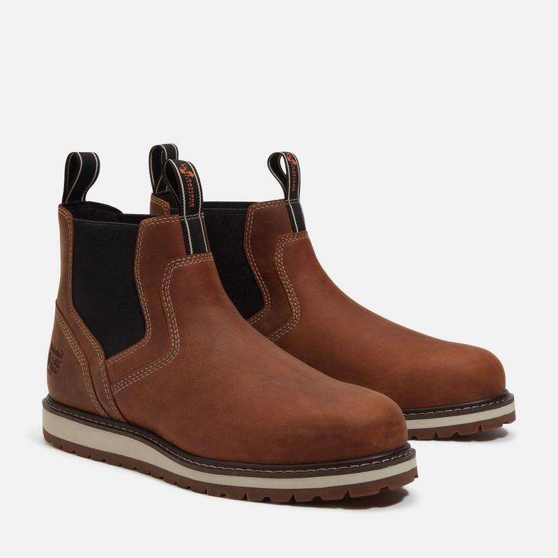 Timberland Men's Irvine Chelsea Soft Toe Work Boot