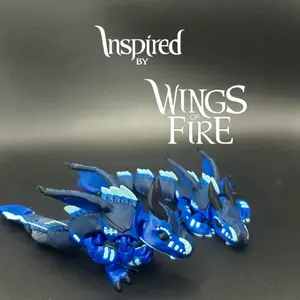 Inspired by Wings of fire sea wing toy 3D print