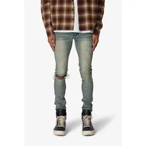 X721 Dusted Skinny Denim - 4th Day Sun Washed Blue