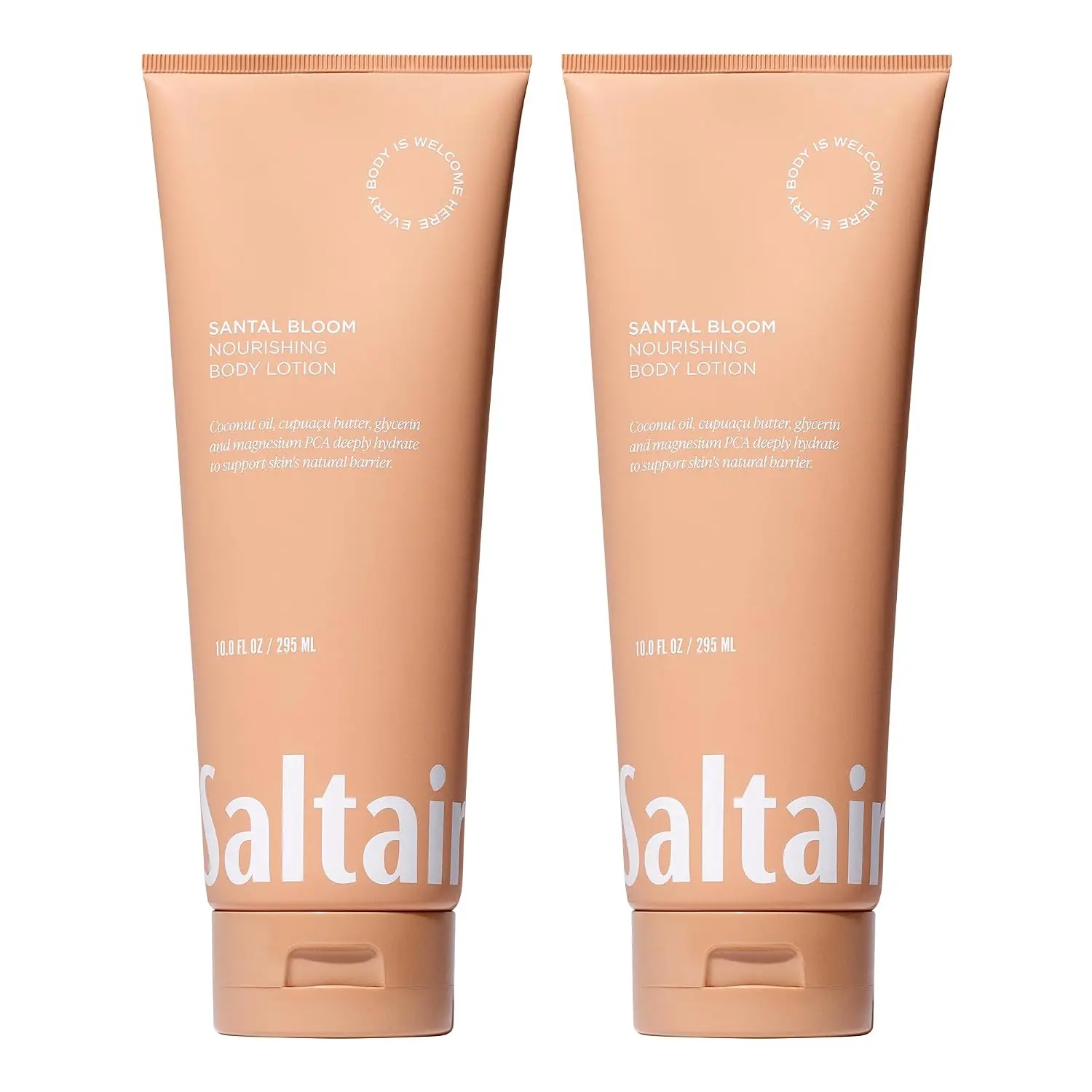 Saltair Body Lotion | Santal Bloom Daily Moisture Cream | 2x 10oz Tubes | Quick-absorbing texture for comfortable daily hydration and a smooth non-heavy finish