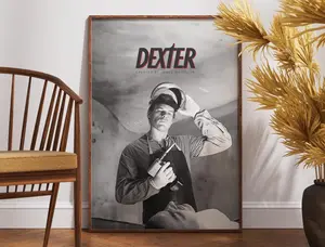 [Sale off up to 35%]  Dexter Poster, Retro TV Series Print, Minimalist Vintage Wall Art, Movie Film Poster, Home Decor Gift Idea [No frame, Free Ship]
