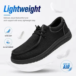 Unisex OSHA ASTM Certified Steel Toe Work Shoes, non slip lace-up kitchen sneakers and slip-on loafers feature breathable flexible closed toe construction.Lightweight build ensures lasting comfort for long shifts in restaurant kitchen service