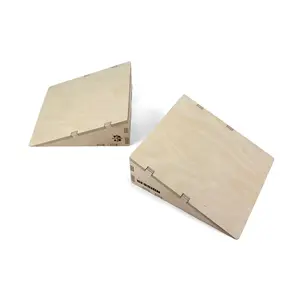 2-Pack Wooden Fingerboard Ramp Kickers - Smooth Surface