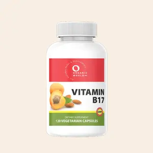 Vitamin B17 Supplement - 500 mg Apricot Seed Extract for Natural Antioxidant & Wellness Support | 120 Capsules