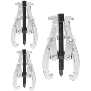 Gear Puller,Heavy Duty Pulley Puller,Car Accessories 3 Jaw Gear Bearing Flywheel Pulley Removal Tool,Gear Removal Tool Gear Puller Set,3" 4" 6" 3 Jaw Puller Kit for Slide Gears,Pulley,Flywheel