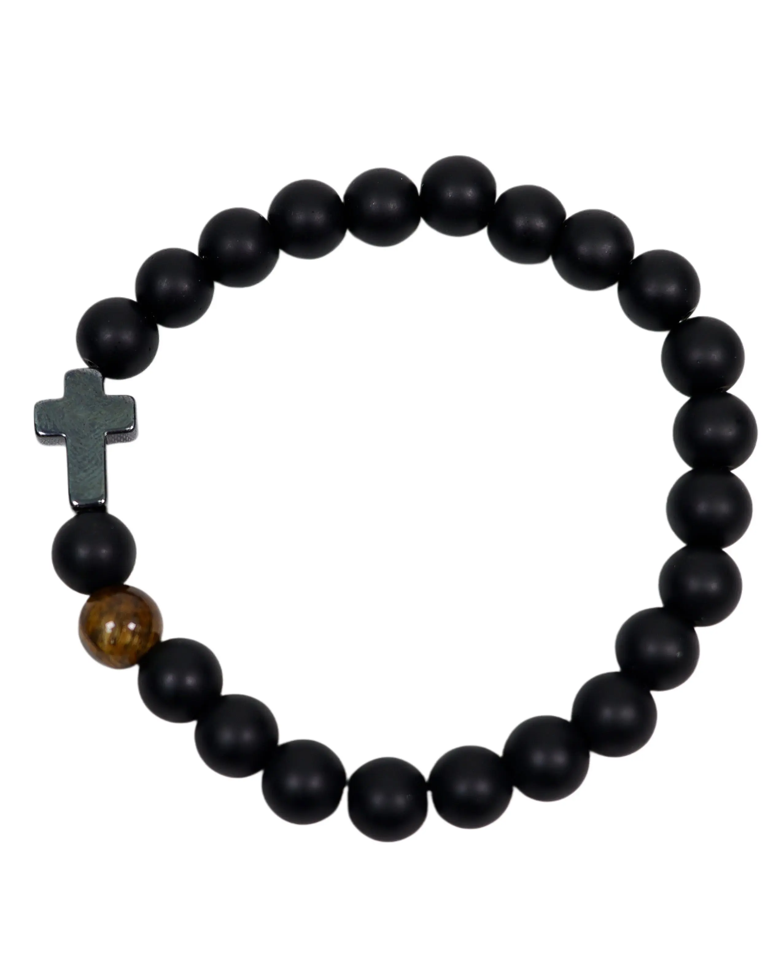 "Always Remember" Beaded Cross Bracelet "Always Remember" Beaded Cross Bracelet