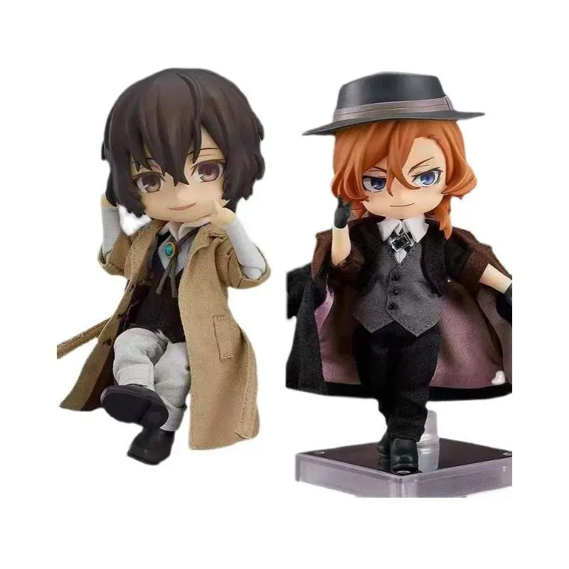 In-Stock Anime & Manga Osamu Dazai Nendoroid - Articulated Chibi Suit Figurine with High Joint Mobility, Real Clothes, Boxed Home Decor Statue (Dazai Osamu Joint Mobility Boxed Figurine)