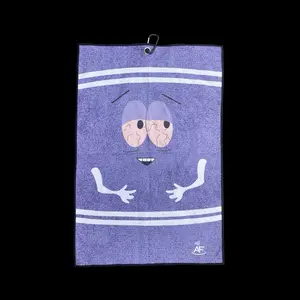 Towelie Small 16" x 24" Tour Caddy Towel for Golfers, Portable Absorbent Sports Towel for Tour Golf Bag Use Scotty