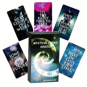 Mystical Time Oracle Card, 1 Box Mystical Time Oracle Card, Casual Party Card Game, Fun Card Game for Family & Friends, Tarot Card Game, Card Set, Party Cards Game