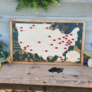 Hockey map, ice hockey arena map, hockey travel map, hockey stadium tracker, hockey arena tracker, gift for hockey lover, gift for men