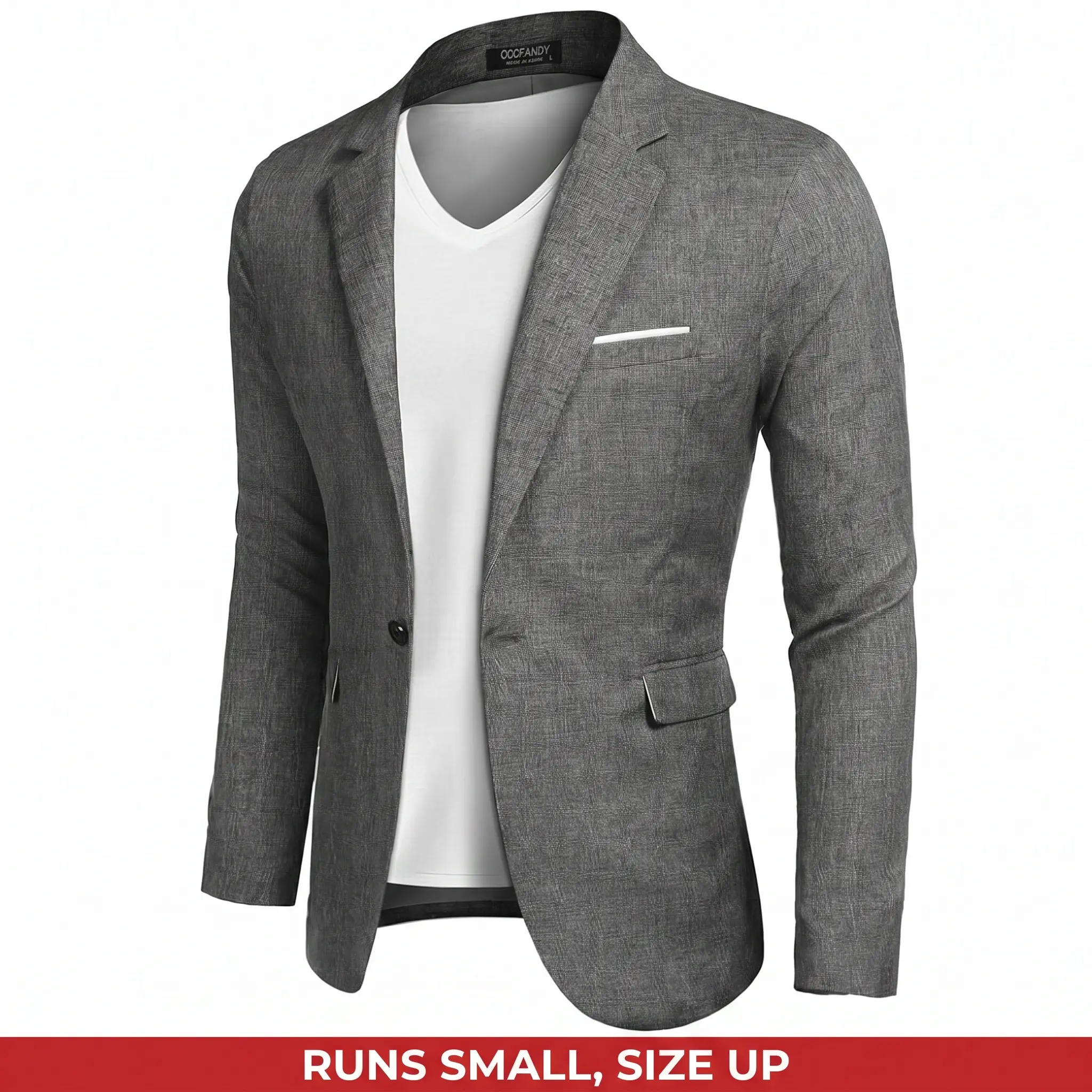 COOFANDY Men's Blazer Casual Sport Coats Slim Fit One Button Suit Jacket Lightweight Sports Jacket COOFANDY Men's Blazer Casual Sport Coats Slim Fit One Button Suit Jacket Lightweight Sports Jacket