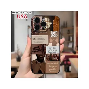 Positve Affirmations Aesthetic Pattern Case For IPhone 16 15 14 Pro Max 13 12 11 XR XS Plus Shockproof Drop Protection Rugged Durable Silicone Cover