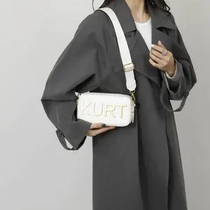 Fashion Letter Print Crossbody Shoulder Bag for Women, Dual Zipper Closure, Versatile Everyday Bag, Casual Trendy Bag,Lightweight and Luxurious Commuter Bag for All Seasons, Daily Commuter Purse